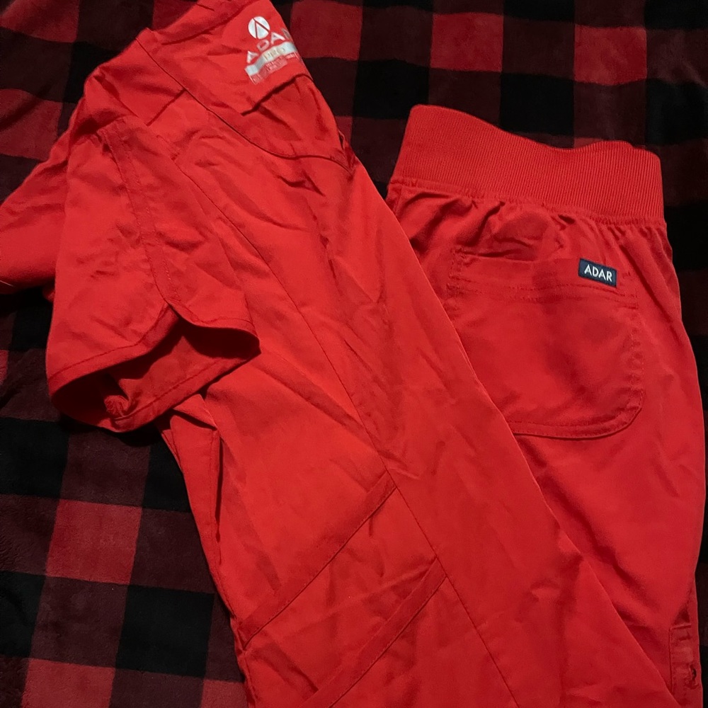 Adar Scrub Set XS Red